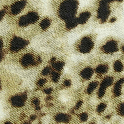Dark Brown Leopard Lace, Polyester