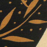 Tan Leaves Woven, Polyester — texture