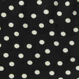 White Polka-Dot Milk Silk Knit, Polyester