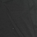 Polyester Stretch Milk Silk Knit Fabric, 240 gsm, 165 cm — Black