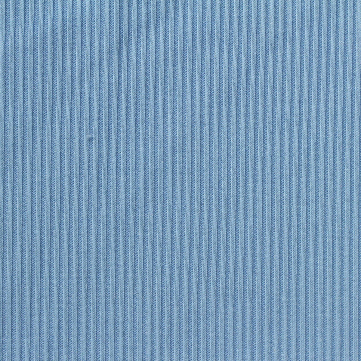 Polyester Stretch Rib Knit Fabric, 280 gsm — Blue