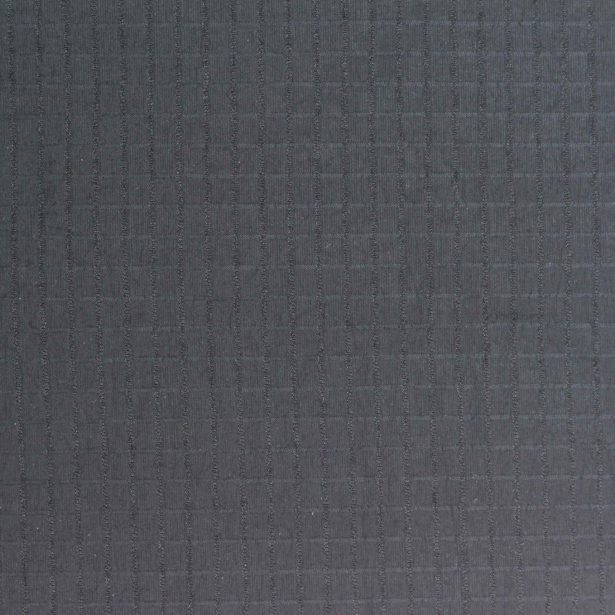 Dark Grey Tone-on-Tone Check Woven, Nylon