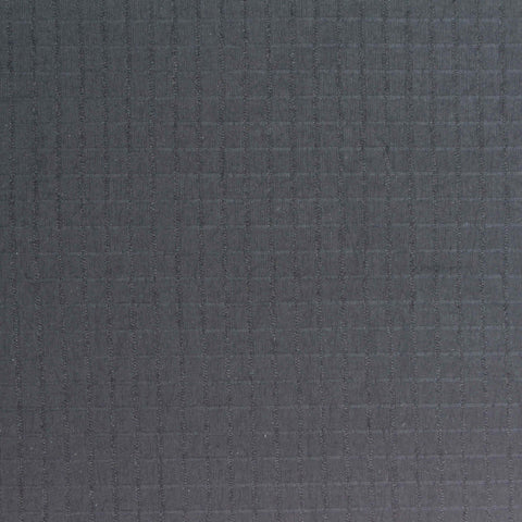 Dark Grey Tone-on-Tone Check Woven, Nylon