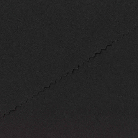 Polyester Stretch Woven Fabric, 130 gsm, 150 cm — Black