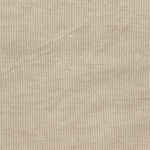 Polyester Viscose Stretch Rib Knit Fabric, 400 gsm, 165 cm — Beige