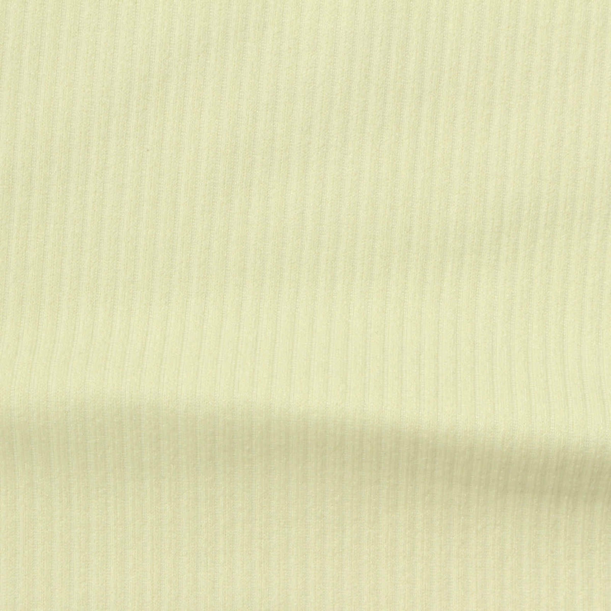 Viscose Polyester Stretch Rib Knit Fabric, 300 gsm, 155 cm — Yellow