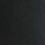 Viscose Stretch Rib Knit Fabric, 178 gsm, 177 cm — Black