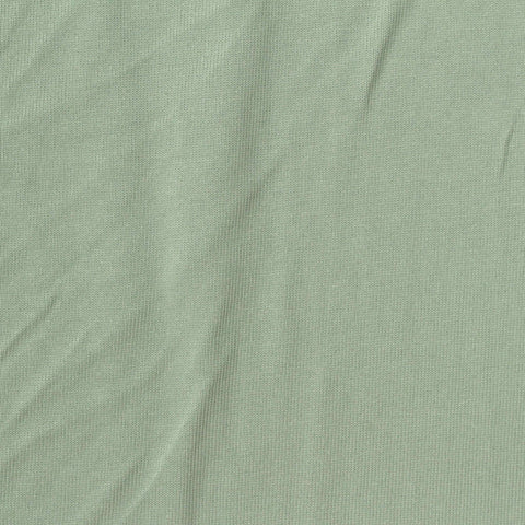 Washed Modal Polyester Knit Fabric, 200 gsm, 170 cm — Green