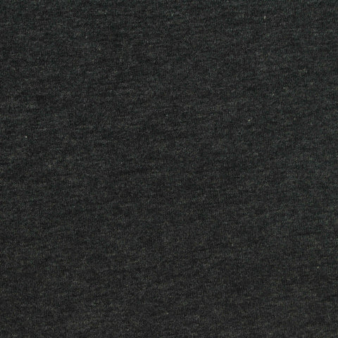 Dark Grey Marl Scuba Knit, Cotton-Poly, 320 gsm