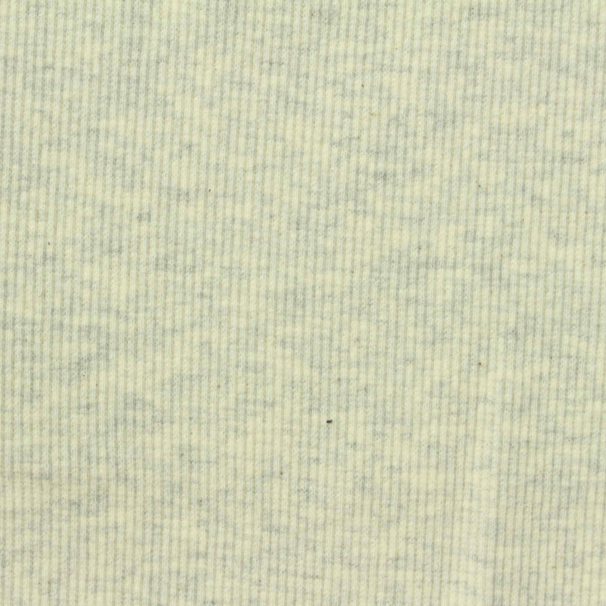 Light Grey Marl Rib Knit, Cotton, 315 gsm