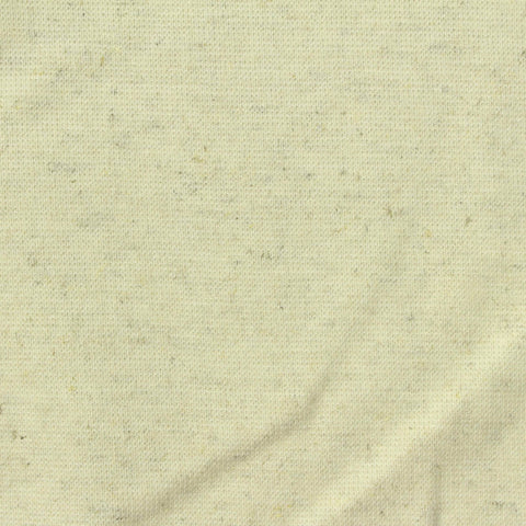 Light Yellow Marl Rib Knit, Tencel Lyocell-Linen, 345 gsm