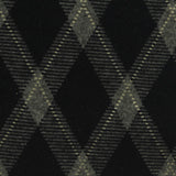 Black Argyle Interlock Knit, Poly-Viscose