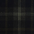 Dark Grey Plaid Interlock Knit, Poly-Viscose, 318 gsm