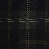 Dark Grey Plaid Interlock Knit, Poly-Viscose