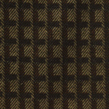 Dark Brown Herringbone Interlock Knit, Polyester