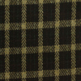 Dark Brown Herringbone Interlock Knit, Poly-Viscose