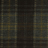 Dark Grey Plaid Interlock Knit, Polyester