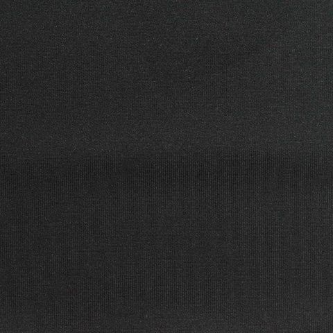Polyester Stretch Scuba Knit Fabric, 250 gsm, 150 cm — Black