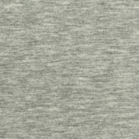 Heather Grey Marl Scuba Knit, Poly-Viscose, 280 gsm