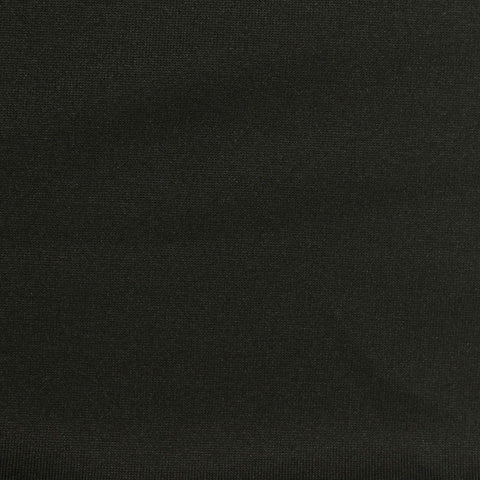 Polyester Viscose Stretch Scuba Knit Fabric, 270 gsm, 185 cm — Black