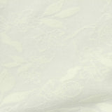 Cream Tone-on-Tone Floral Jacquard, Polyester