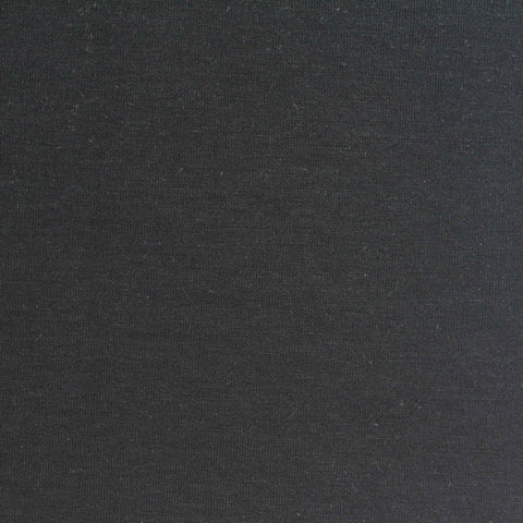 Cotton Polyester Stretch Scuba Knit Fabric, 220 gsm, 160 cm — Black