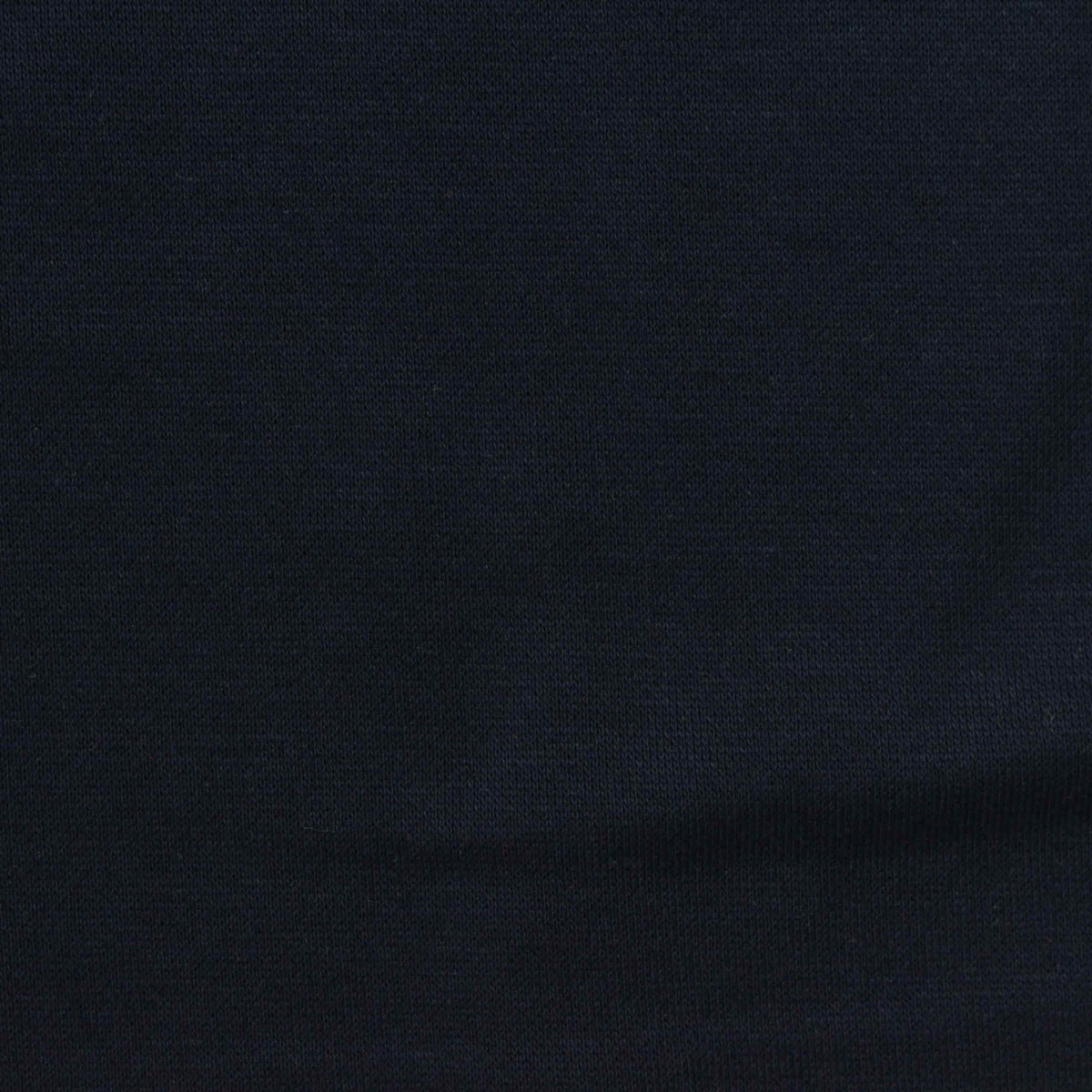 Cotton Polyester Stretch Piqué Knit Fabric, 210 gsm, 175 cm — Navy