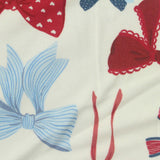 Printed Jersey Knit Fabric, 190 gsm, 170 cm — White