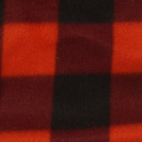 Red Check Interlock Knit, Polyester
