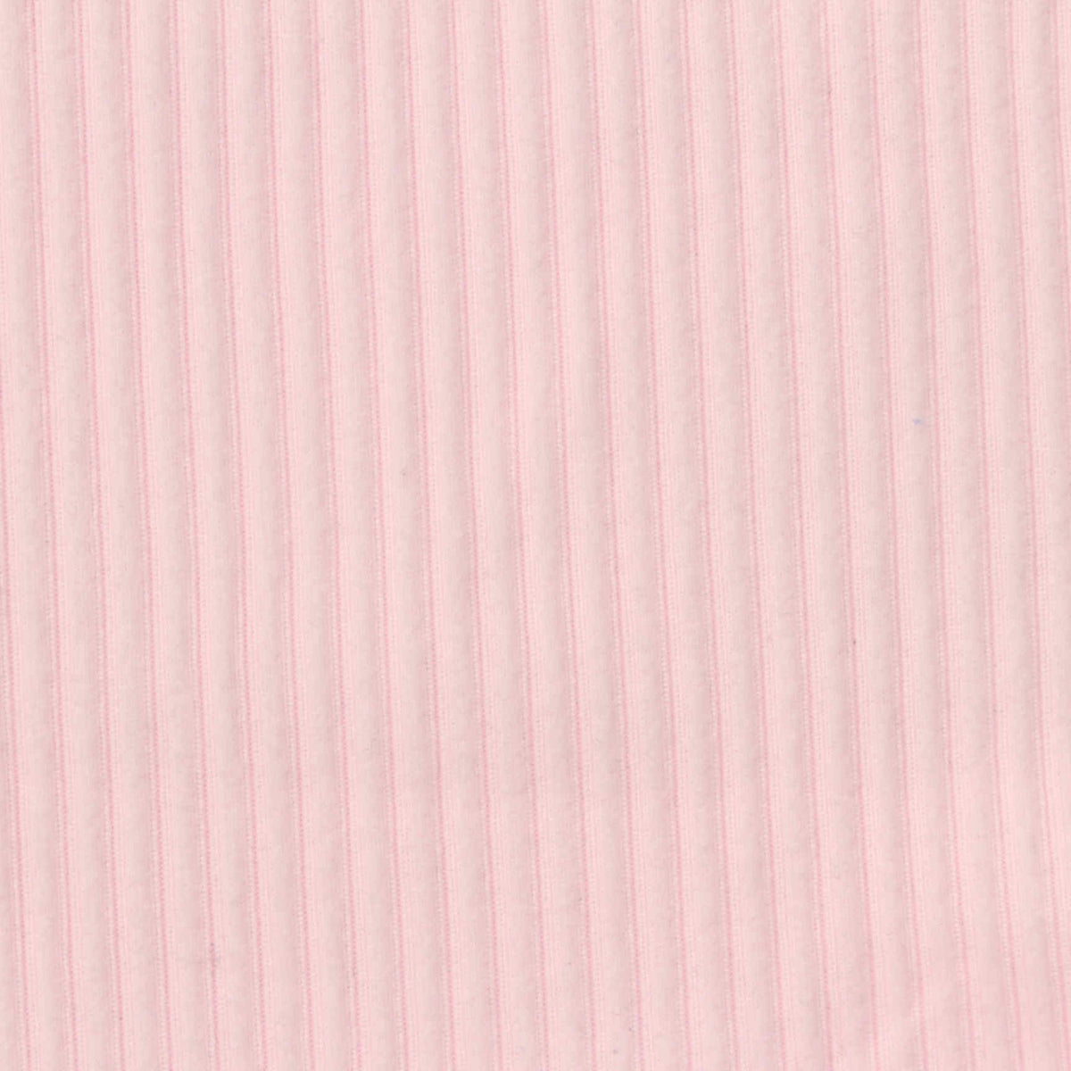 Brushed Polyester Stretch Rib Knit Fabric, 265 gsm, 145 cm — Pink