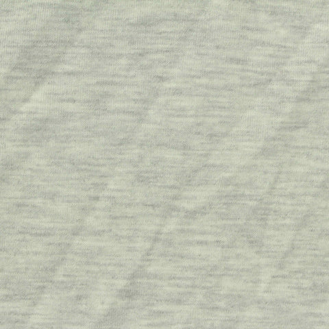 Light Grey Marl Jersey Knit, Cotton-Poly, 125 gsm