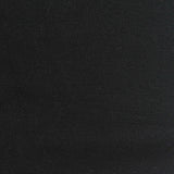 Viscose Nylon Stretch Ponte Knit Fabric, 345 gsm, 155 cm — Black