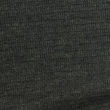Dark Grey Marl Rib Knit, Cotton-Poly