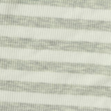 Light Grey Stripes Rib Knit, Cotton-Poly