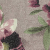Pink Floral Chunky Knit, Viscose-Poly