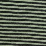 Black Horizontal-Stripe Chunky Knit, Poly-Viscose