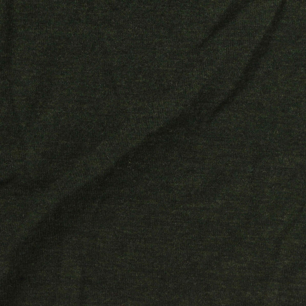 Dark Green Heathered-Marl Jersey Knit, Poly-Viscose