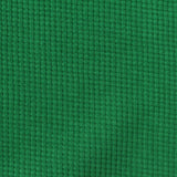 Cotton Polyester Waffle Knit Fabric, 265 gsm, 180 cm — Green