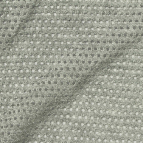 Jacquard Polyester Knit Fabric, 152 gsm, 190 cm — Grey