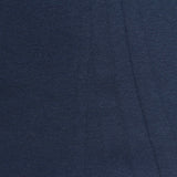 Cotton Polyester Stretch Rib Knit Fabric, 235 gsm, 168 cm — Navy