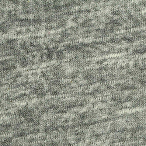Heather Grey Marl Jersey Knit, Cotton-Poly, 165 gsm