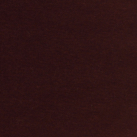 Brushed Cotton Polyester French Terry Fabric, 358 gsm, 155 cm — Brown