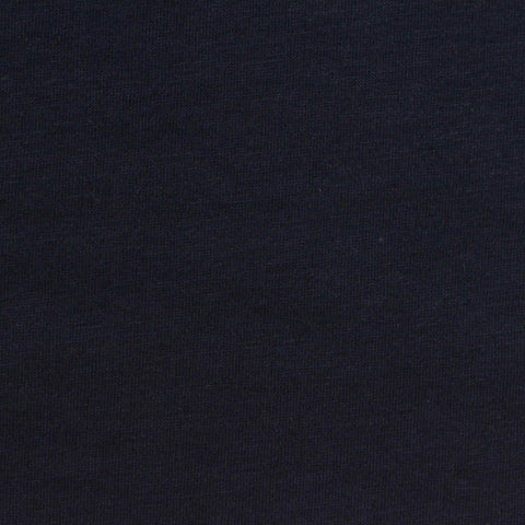 Polyester Cotton Stretch Jersey Knit Fabric, 165 gsm, 165 cm — Navy