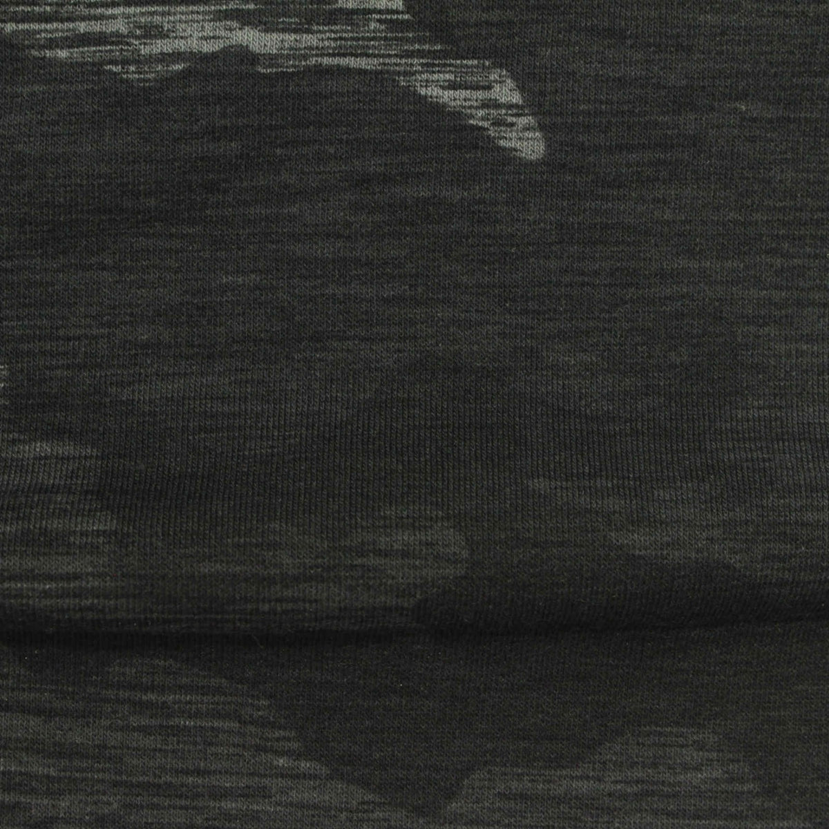 Dark Grey Abstract French Terry, Poly-Modal