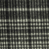 Black Check Interlock Knit, Poly-Viscose