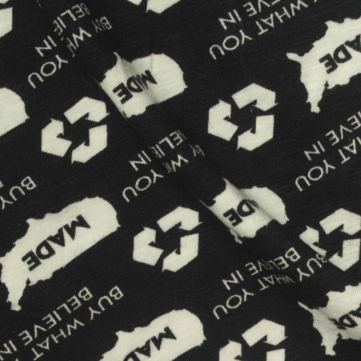Printed Modal Cotton Stretch Jersey Knit Fabric, 165 gsm, 180 cm — Black