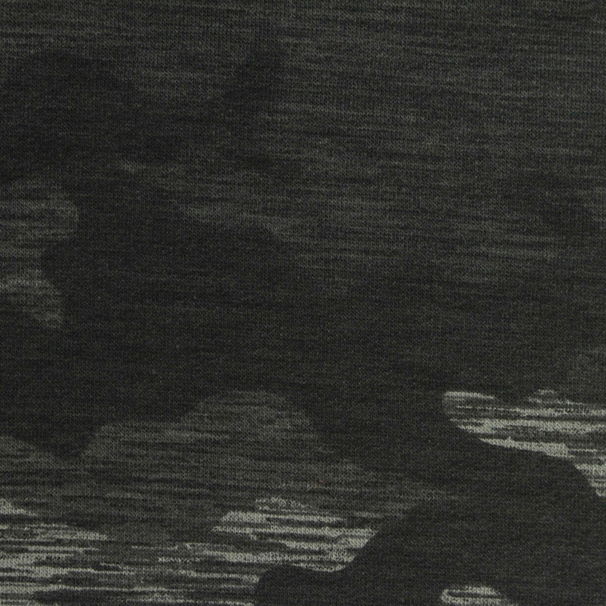 Dark Grey Camo French Terry, Poly-Modal, 245 gsm, 168 cm