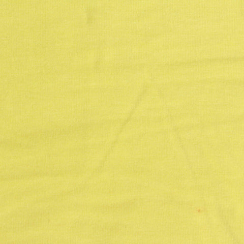 Cotton Polyester Stretch Jersey Knit Fabric, 175 gsm, 195 cm — Yellow