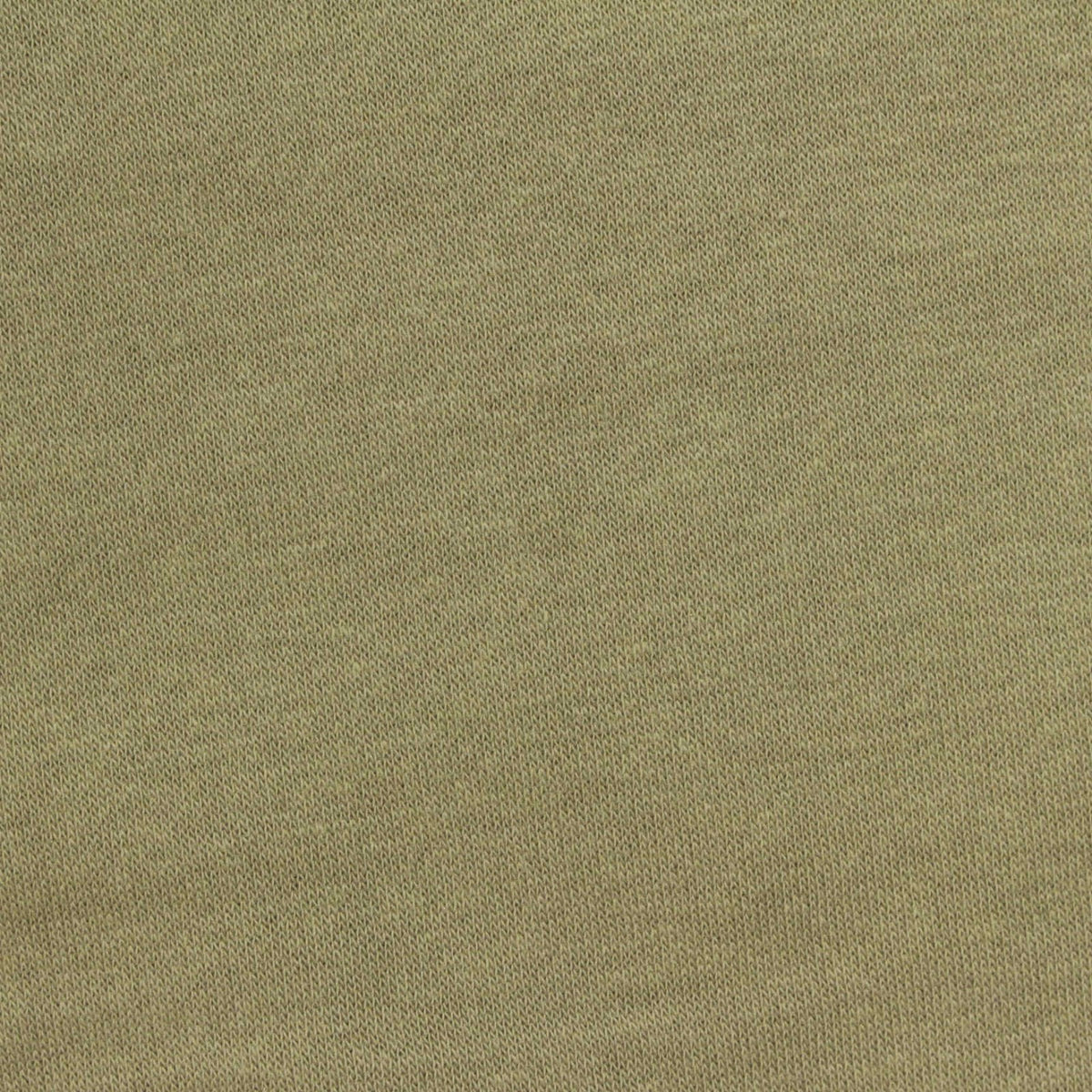 Brushed Cotton Polyester French Terry Fabric, 250 gsm, 165 cm — Khaki