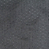 Silver Dots Birdseye Knit, Polyester — texture